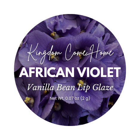 Vanilla Bean Lip Glaze - African Violet