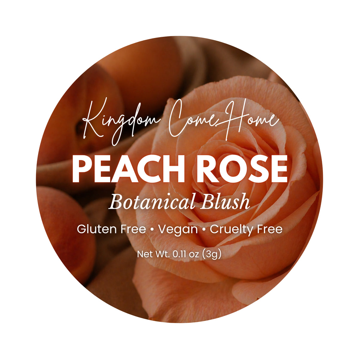 Botanical Blush - Peach Rose