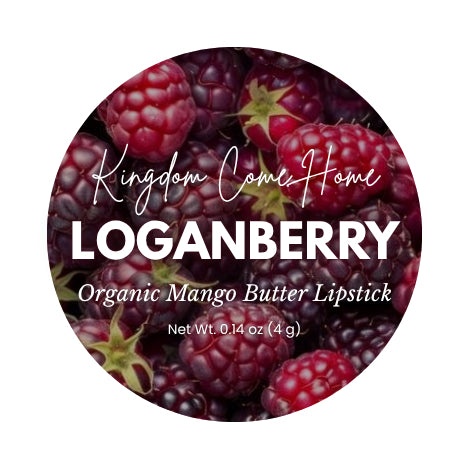 Organic Mango Butter Lipstick - Loganberry