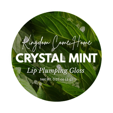 Crystal Mint Lip Plumping Gloss - Clear