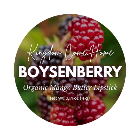 Organic Mango Butter Lipstick - Boysenberry