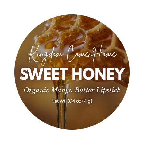 Organic Mango Butter Lipstick - Sweet Honey