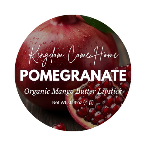 Organic Mango Butter Lipstick - Pomegranate