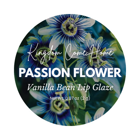 Vanilla Bean Lip Glaze - Passion Flower