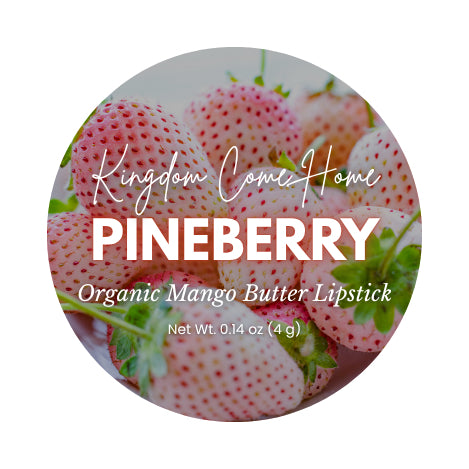 Organic Mango Butter Lipstick - Pineberry