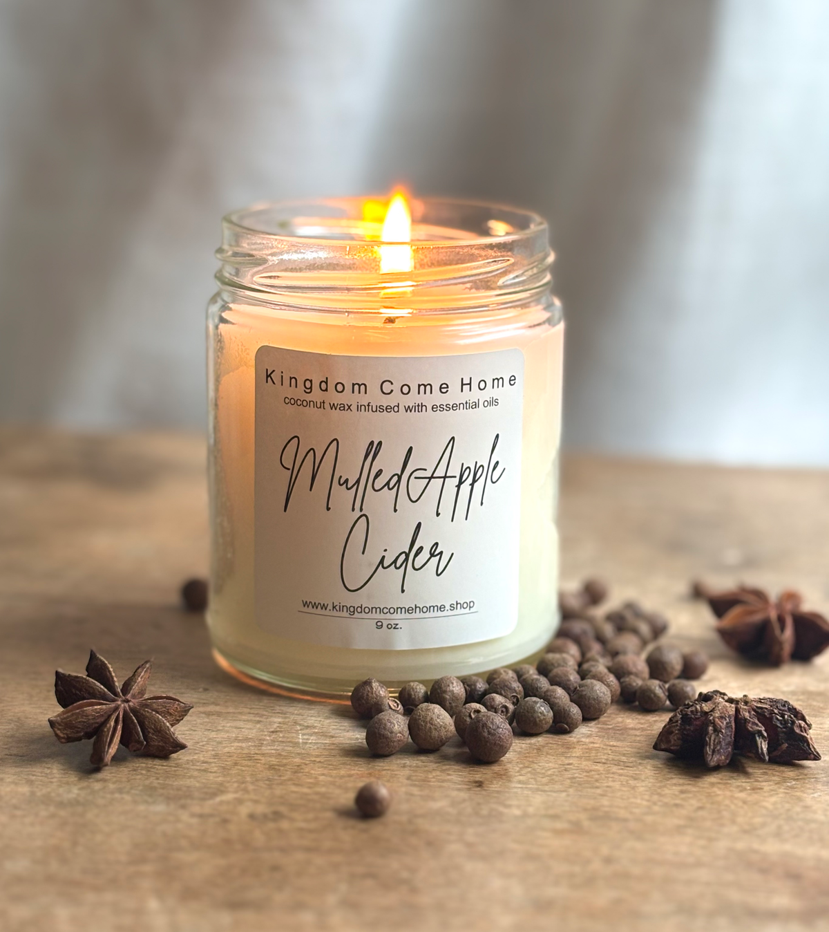Mulled Apple Cider - The Clean Candle