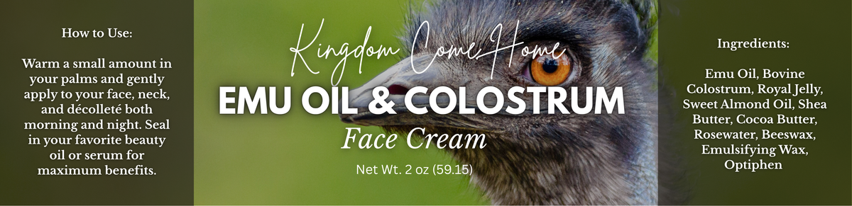 Emu Oil + Colostrum Face Cream
