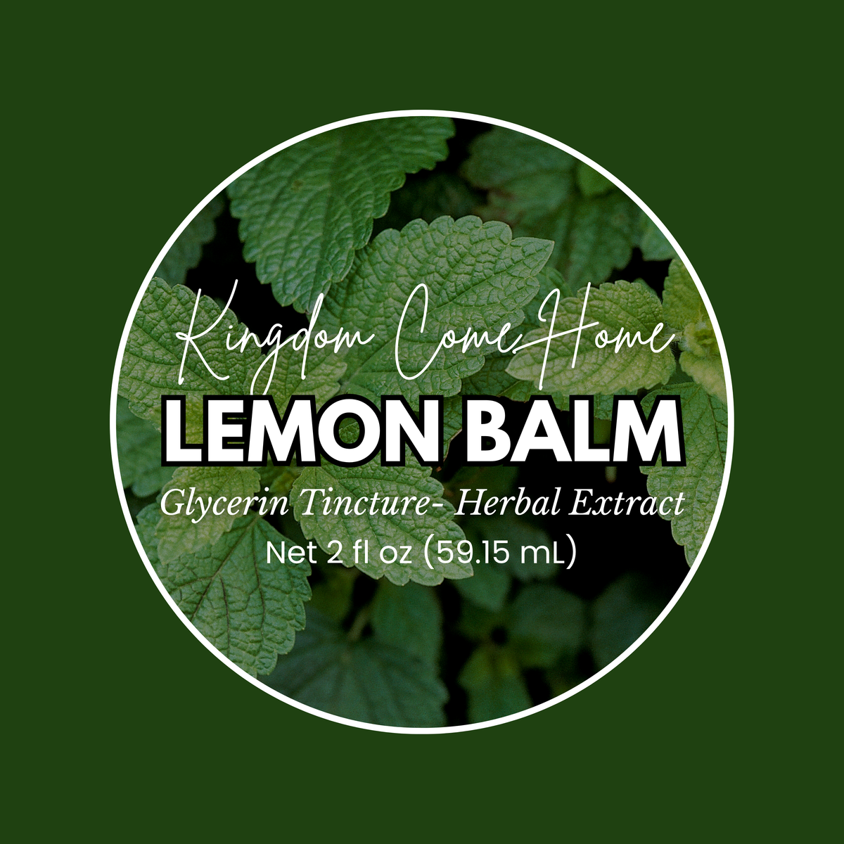 Lemon Balm - Glycerin Tincture