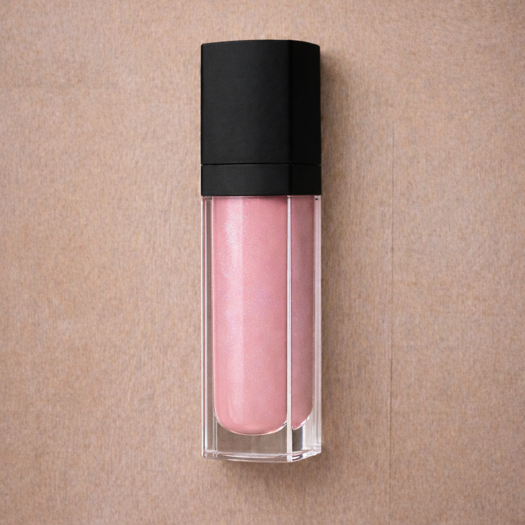 Vanilla Bean Lip Glaze - Rose Quartz