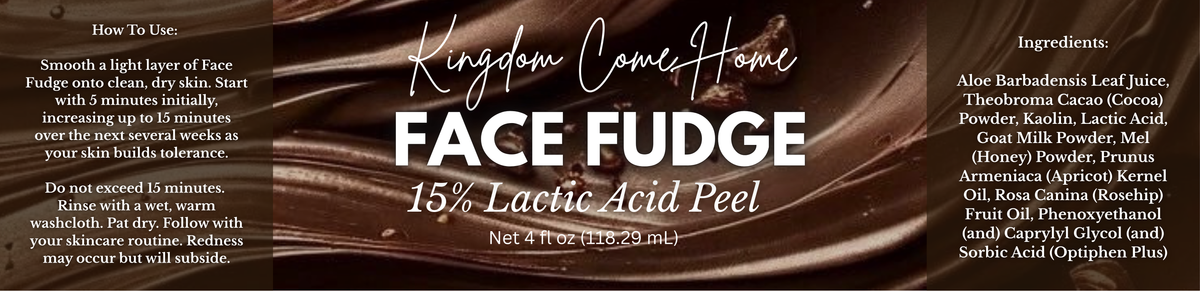 Face Fudge - 15% Lactic Acid Peel