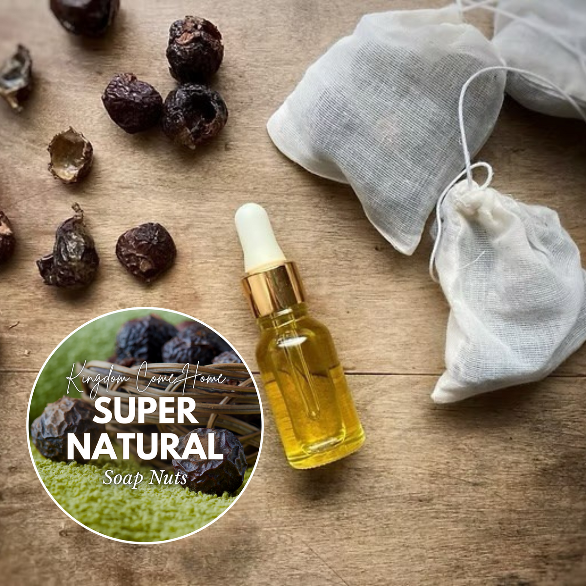 Supernatural Soap Nuts + Essential Oil