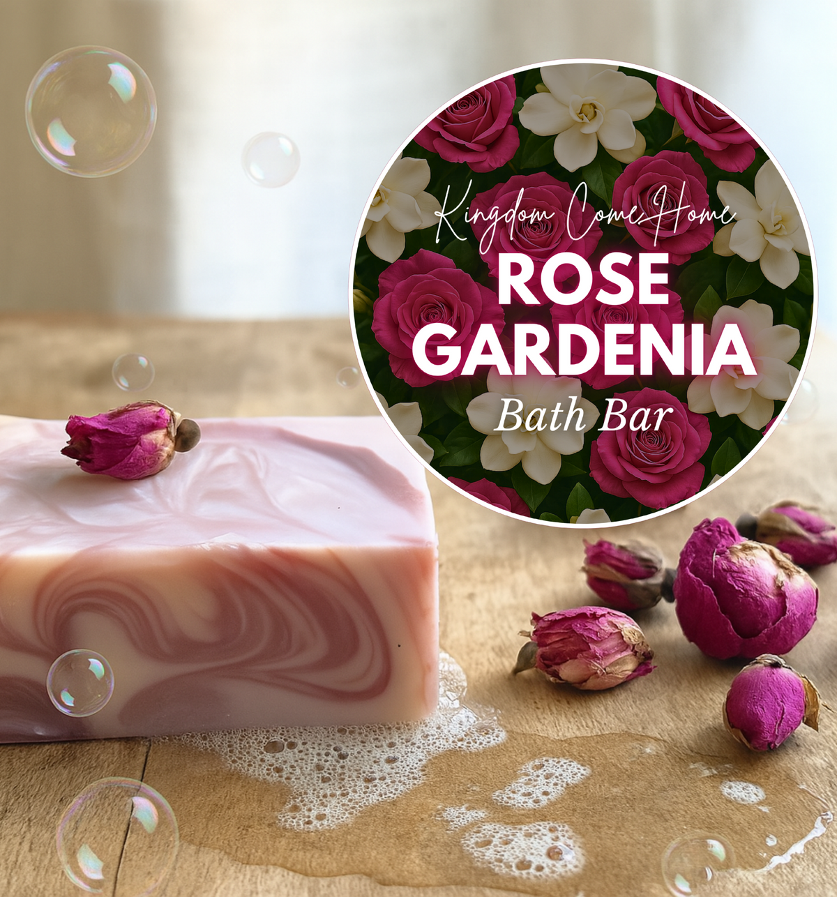 Rose Gardenia Bath Bar