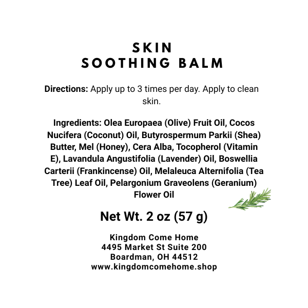 Skin Soothing Balm - Eczema + Psoriasis