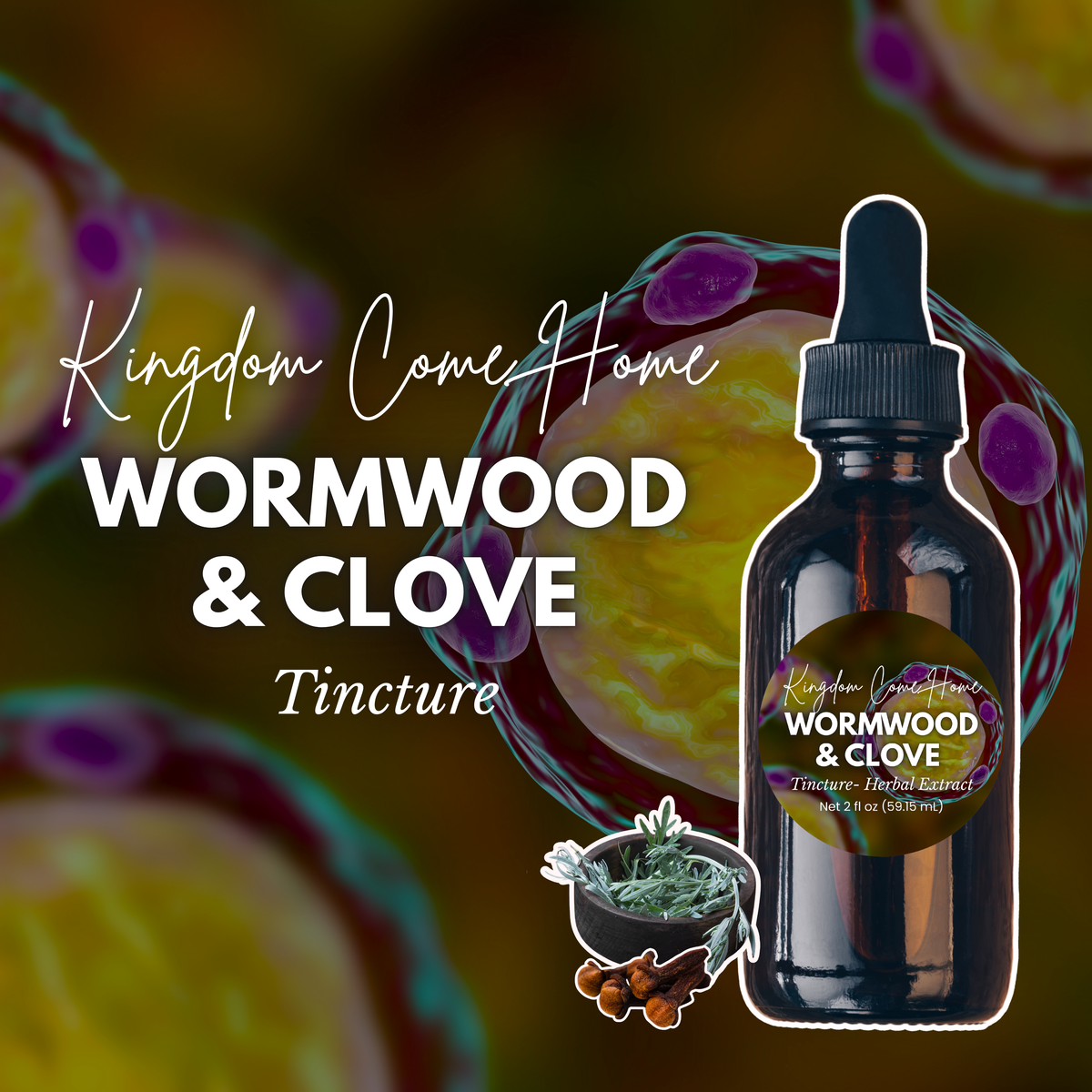 Parasite Cleanse - Wormwood + Clove Tincture