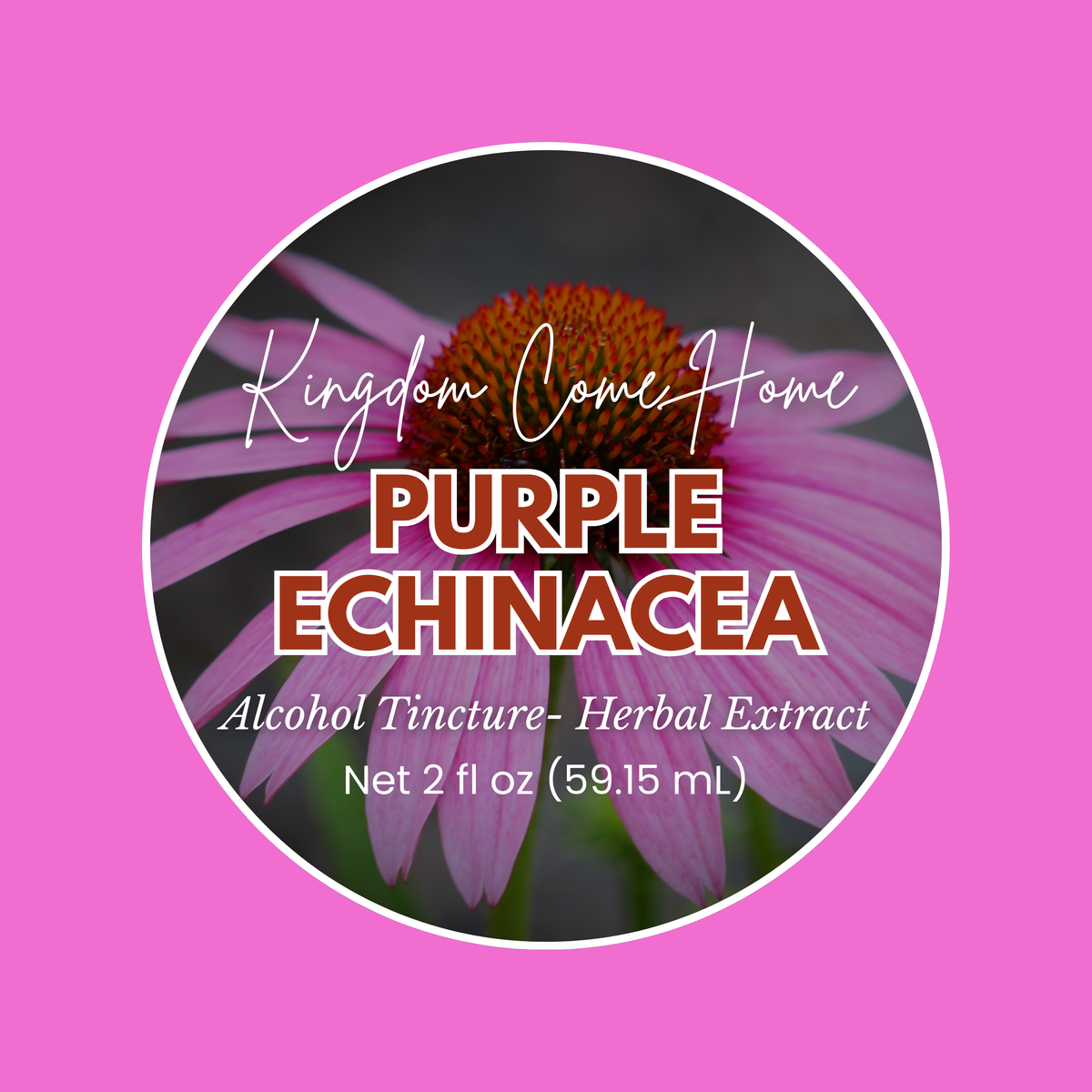 Purple Echinacea - Alcohol Tincture