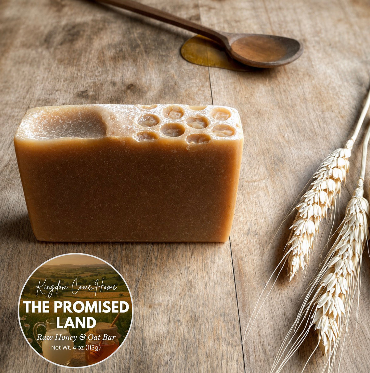 The Promised Land - Raw Honey & Oat Bar