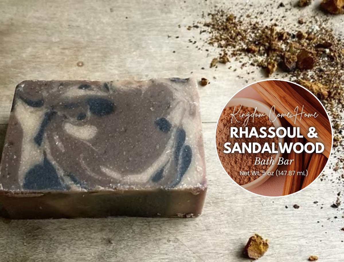 Rhassoul & Sandalwood Bath Bar