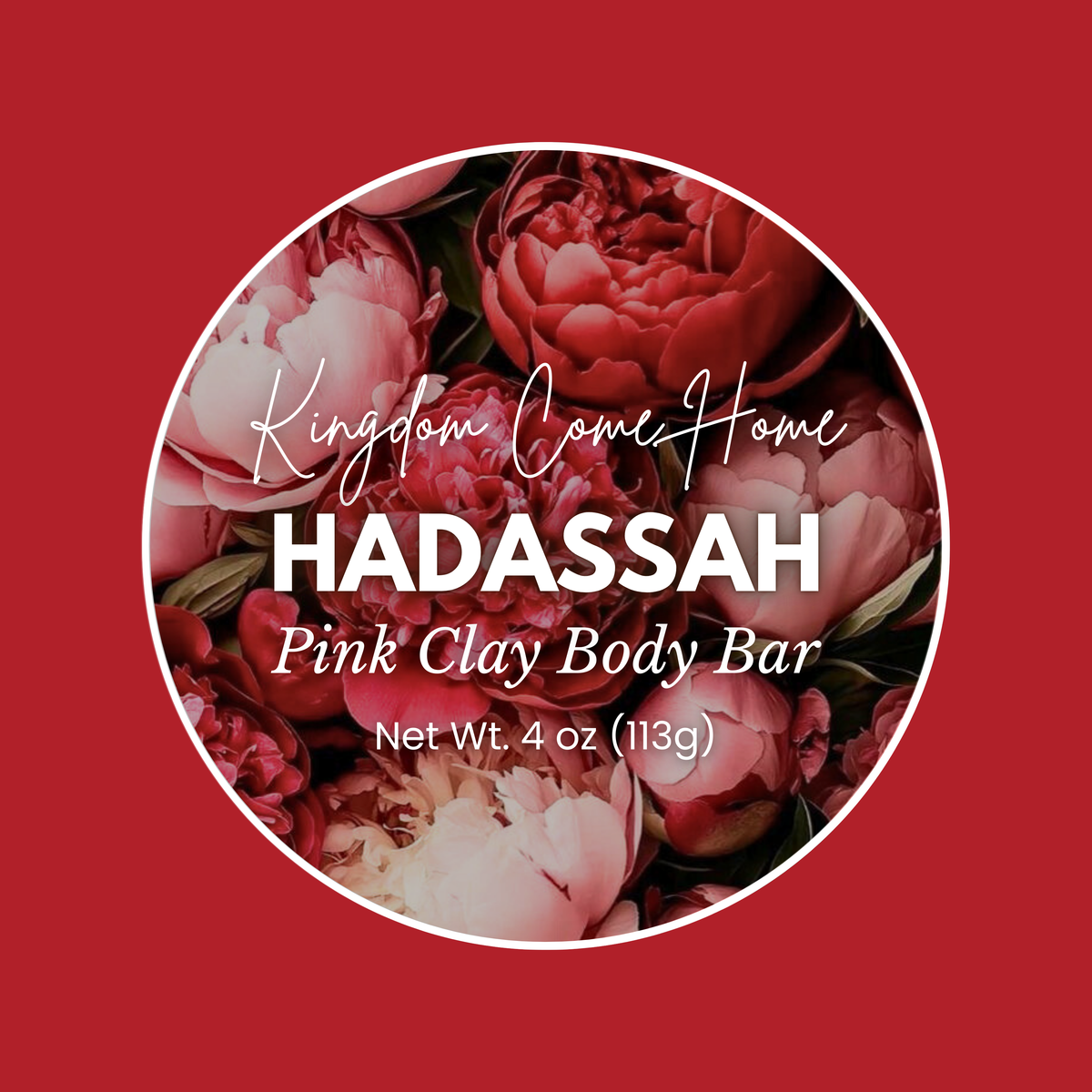 Hadassah Pink Clay Body Bar