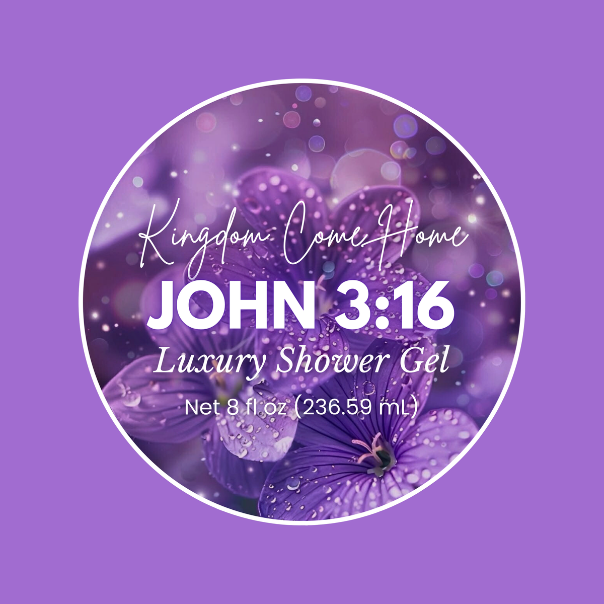 John 3:16 Luxurious Shower Gel