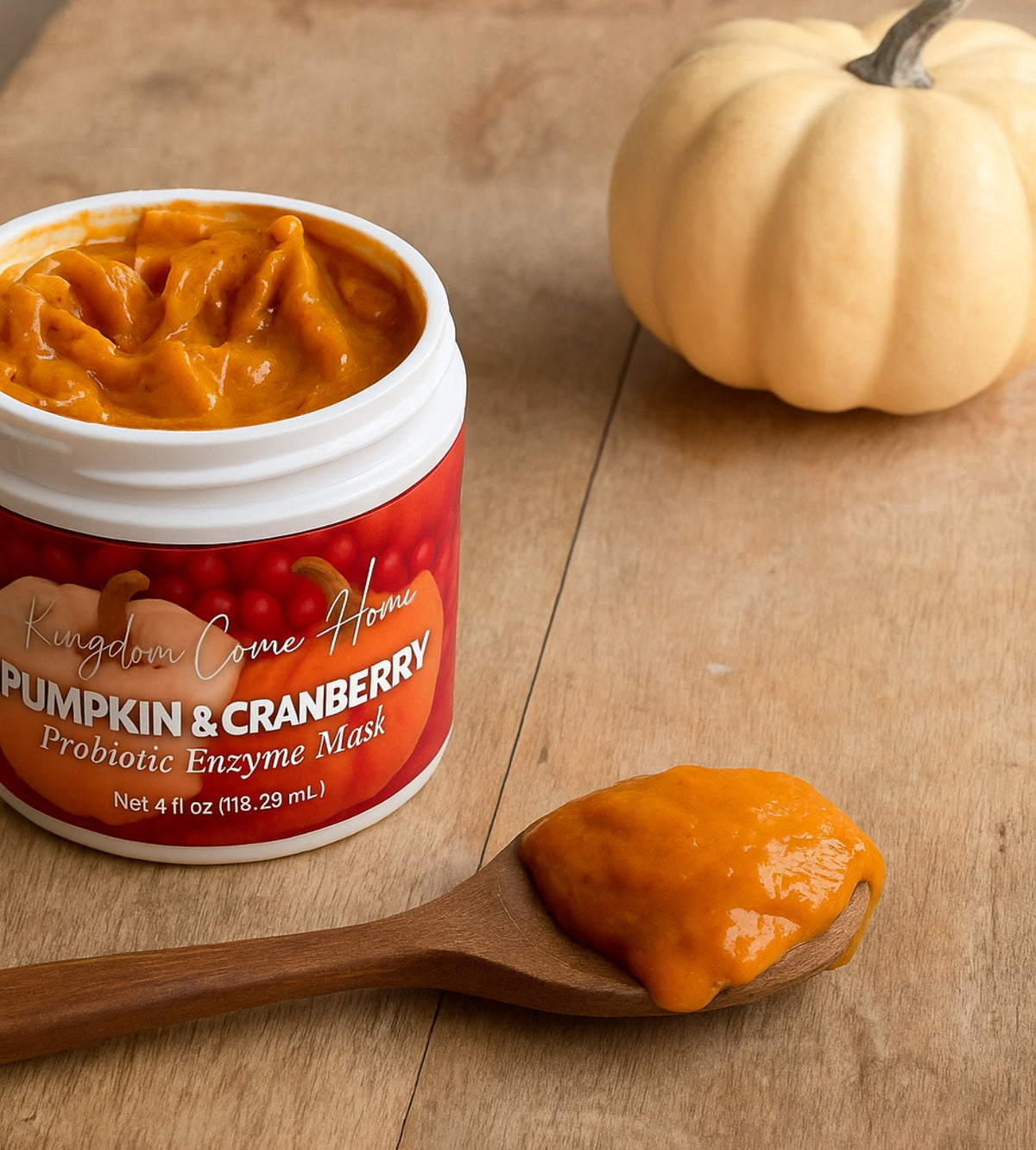 Pumpkin & Cranberry - Probiotic Enzyme Mask