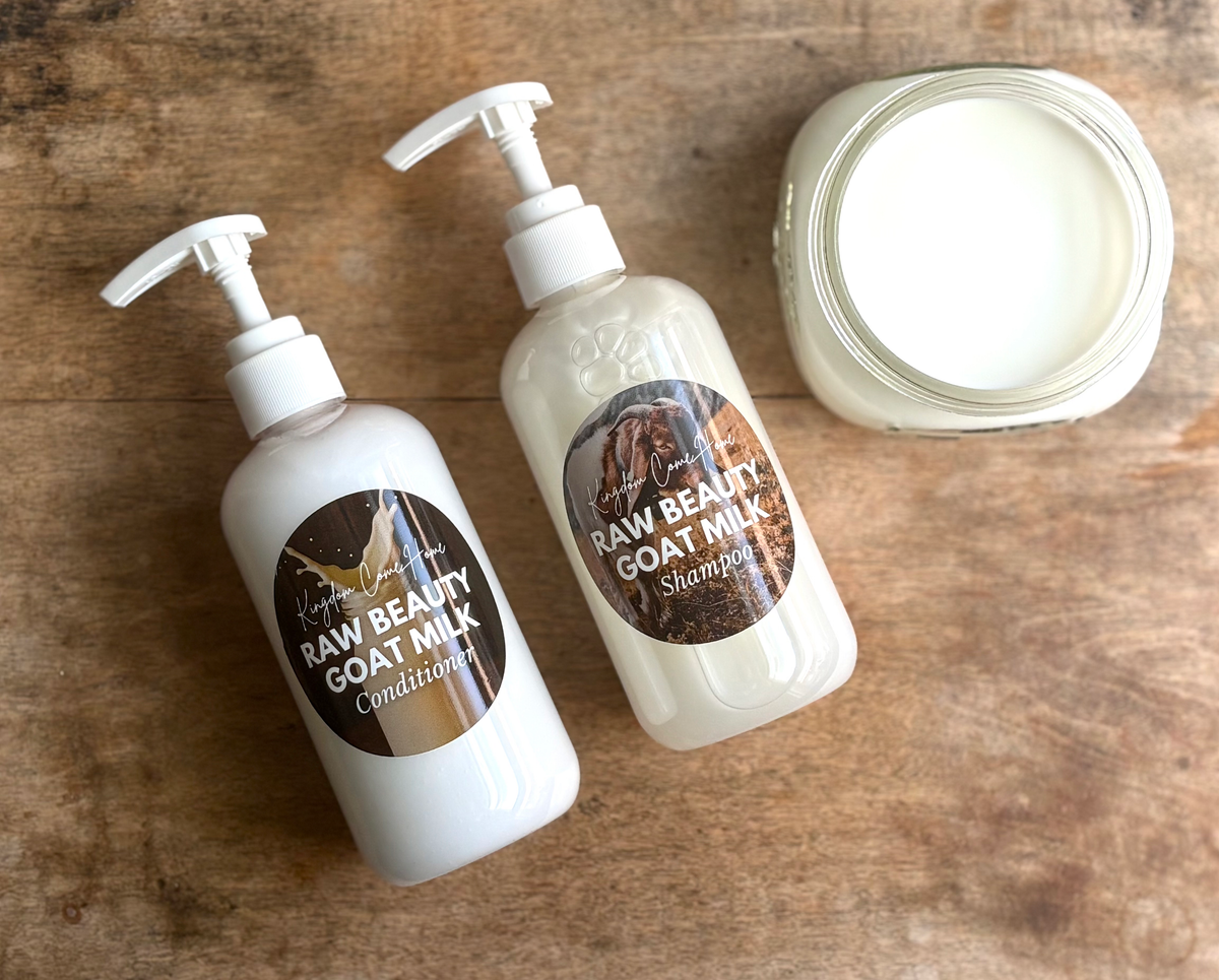 Raw Beauty Goat Milk Shampoo & Conditioner