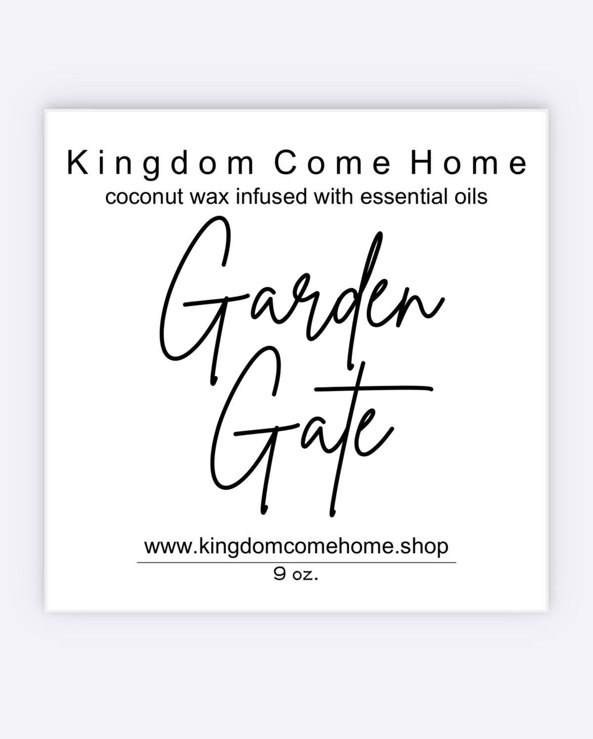 Garden Gate - The Clean Candle