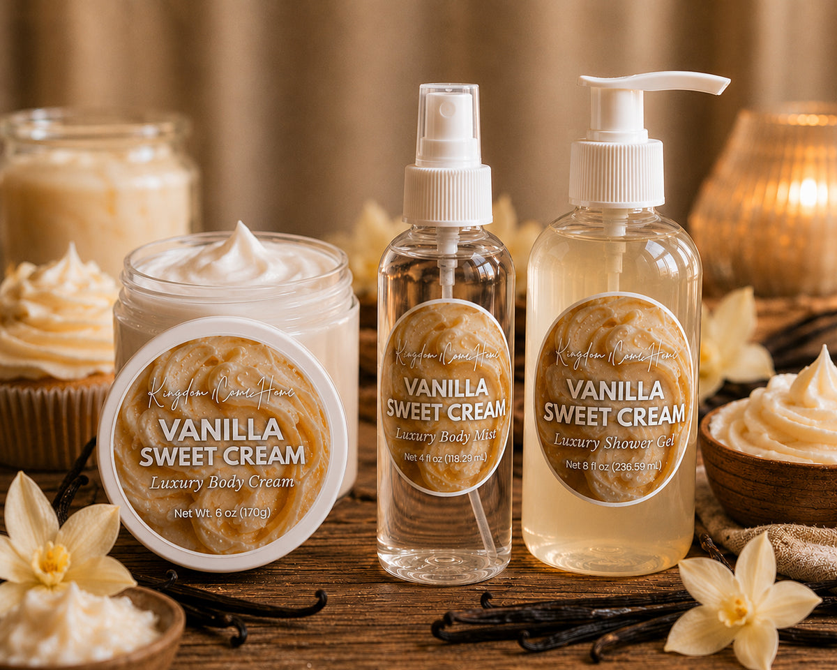Vanilla Sweet Cream Luxury Bath Collection