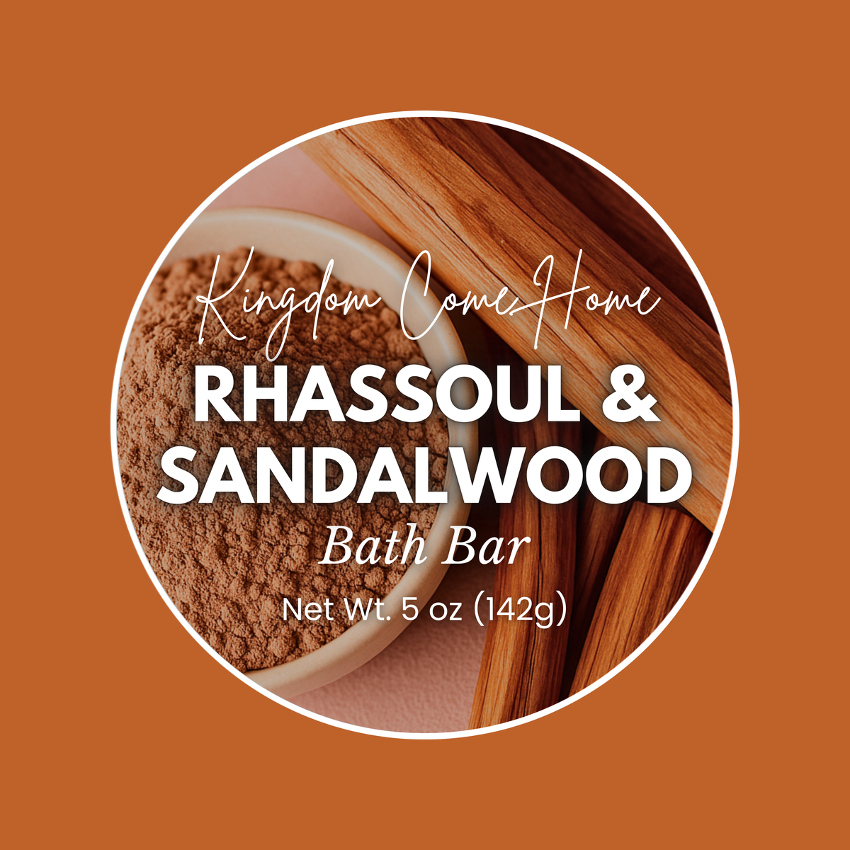 Rhassoul & Sandalwood Bath Bar