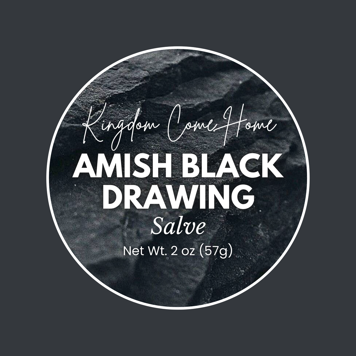 Amish Black Drawing Salve