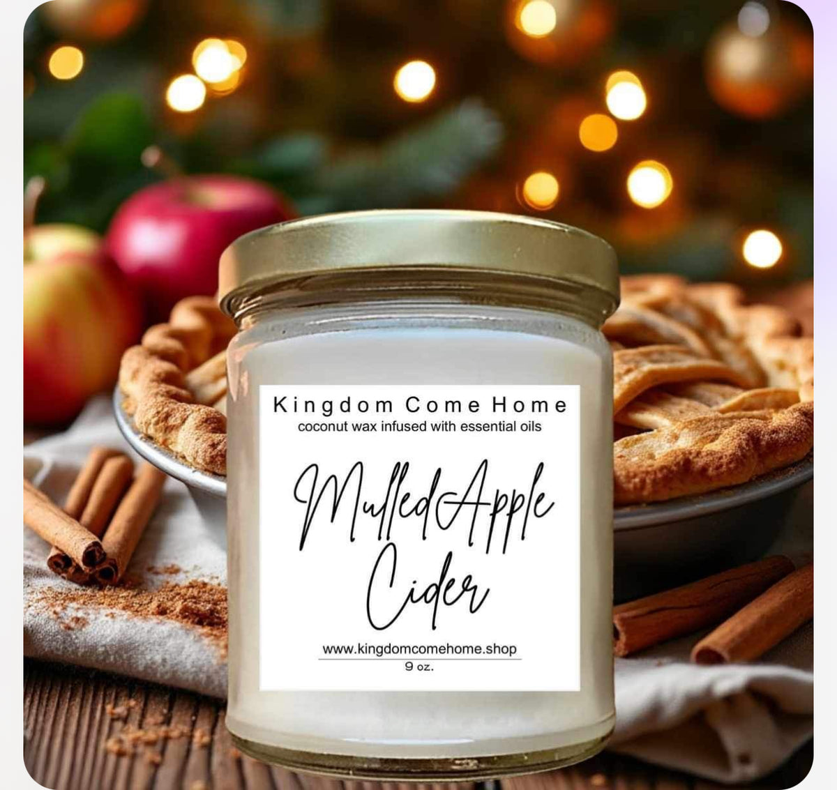 Mulled Apple Cider - The Clean Candle