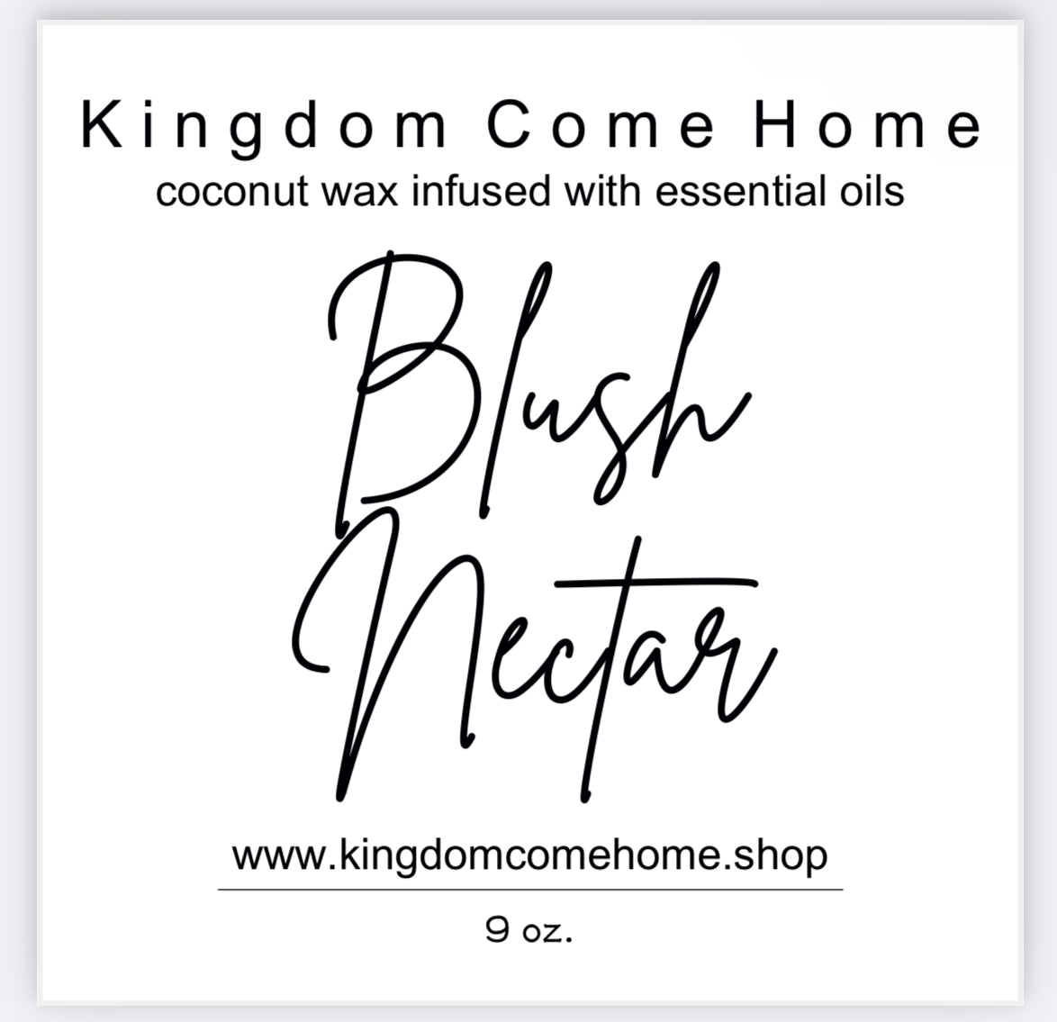 Blush Nectar - The Clean Candle