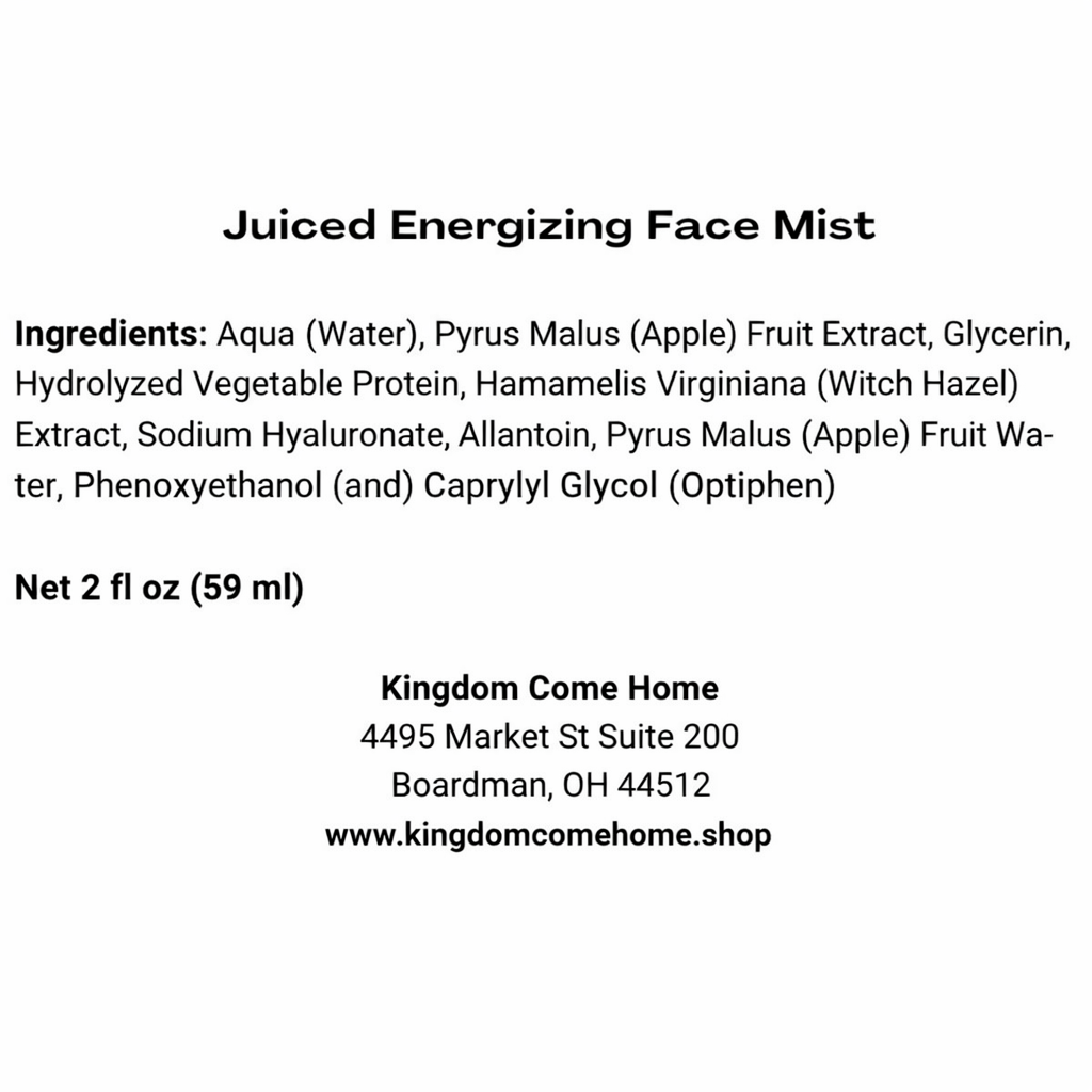 Juiced Energizing Face Mist