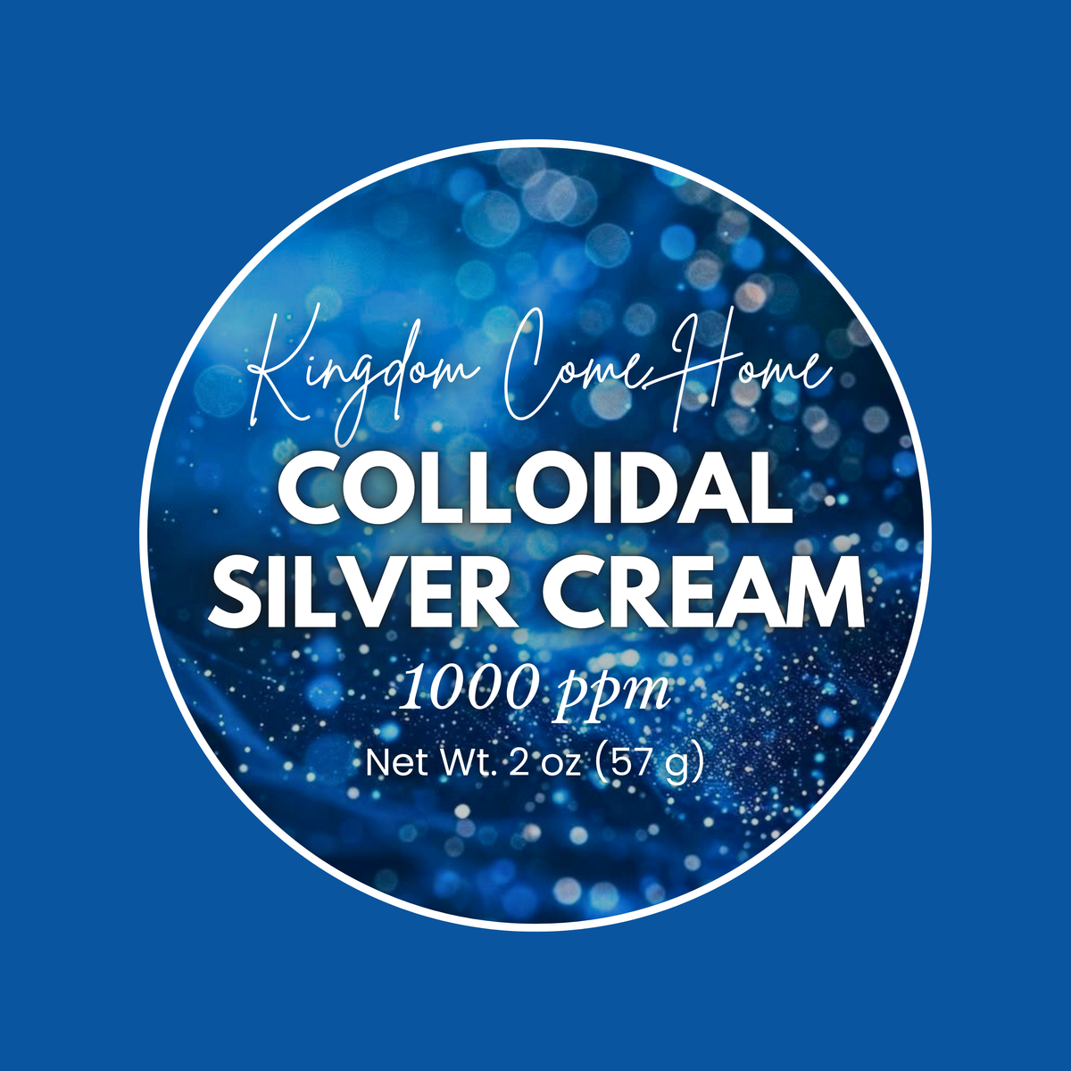 Colloidal Silver Cream - 1000 ppm
