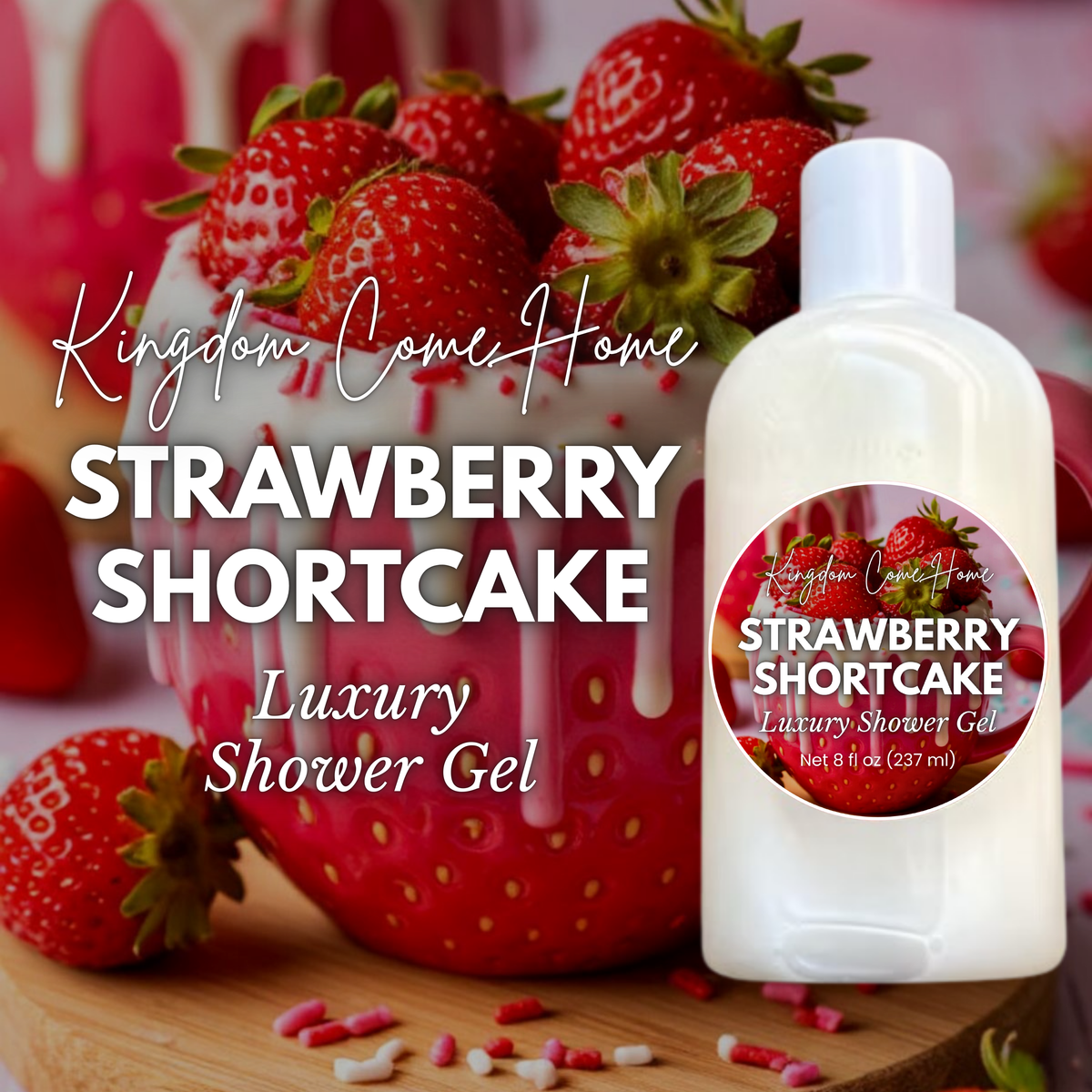Strawberry Shortcake Luxury Shower Gel