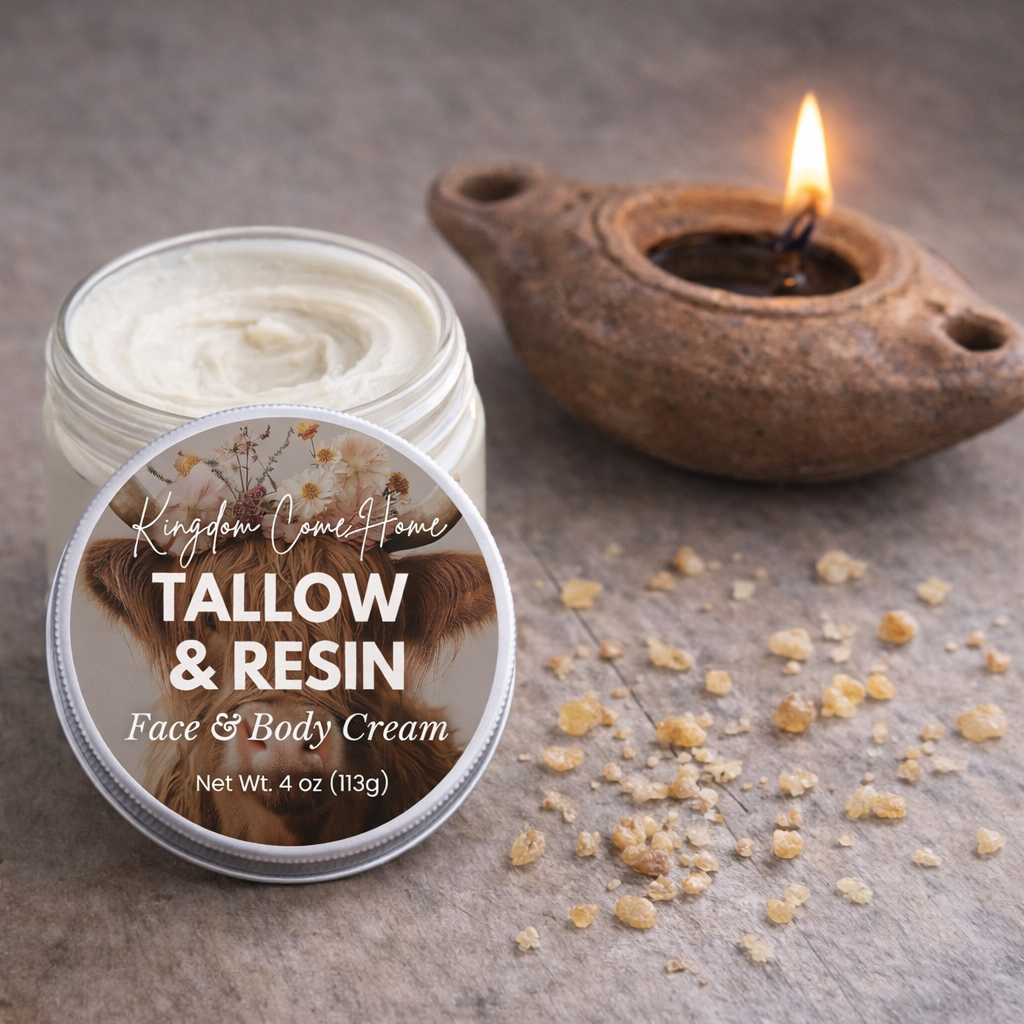 Whipped Tallow + Frankincense Resin