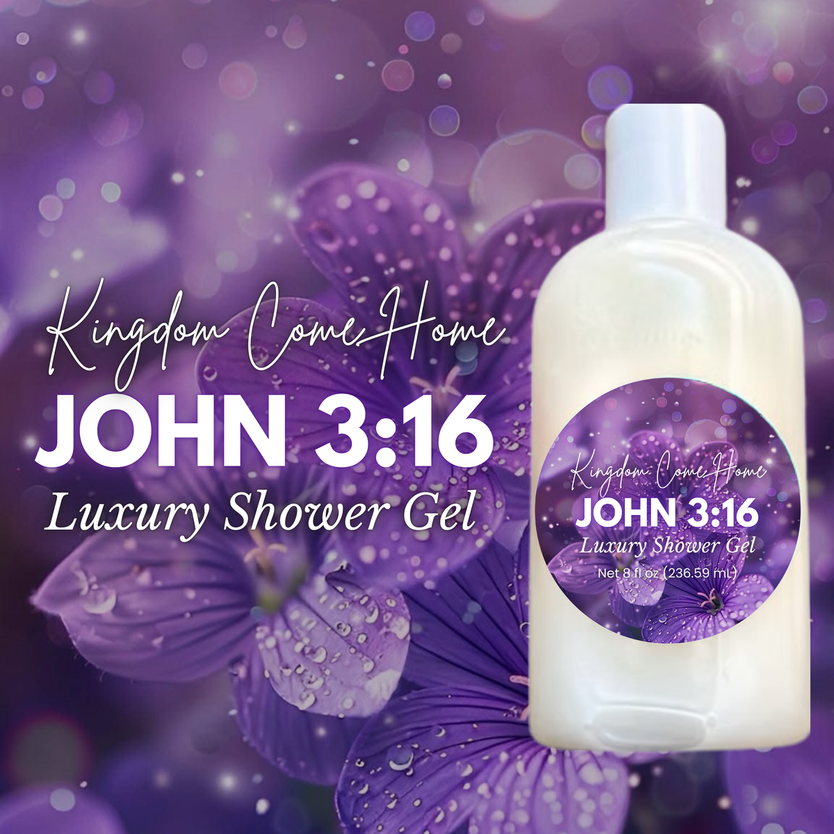 John 3:16 Luxurious Shower Gel
