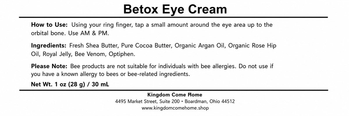 Bee-Tox Eye Cream