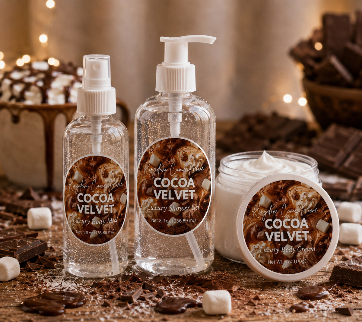 Cocoa Velvet Luxury Bath Collection