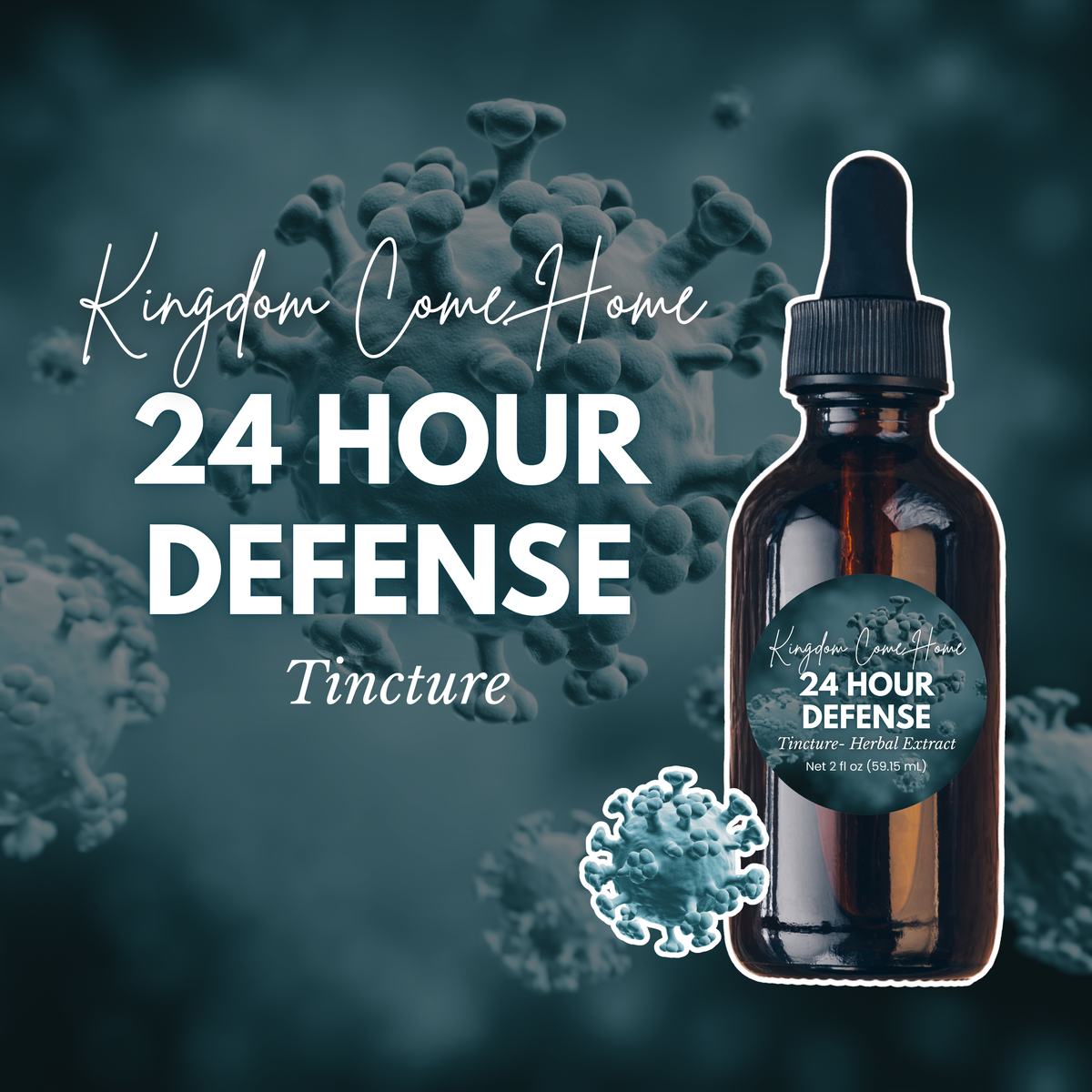 24 Hour Defense Tincture - Cold + Flu