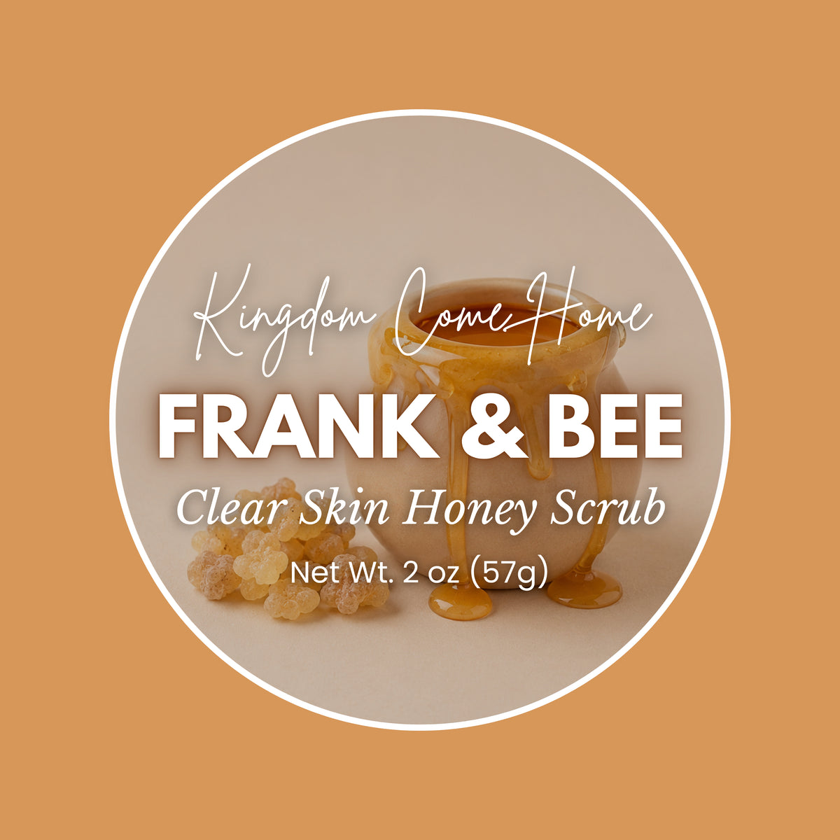 Frank + Bee Clear Honey Scrub
