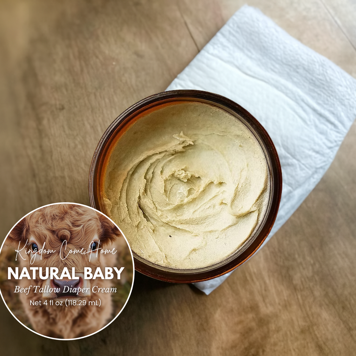 Natural Baby - Beef Tallow Diaper Cream