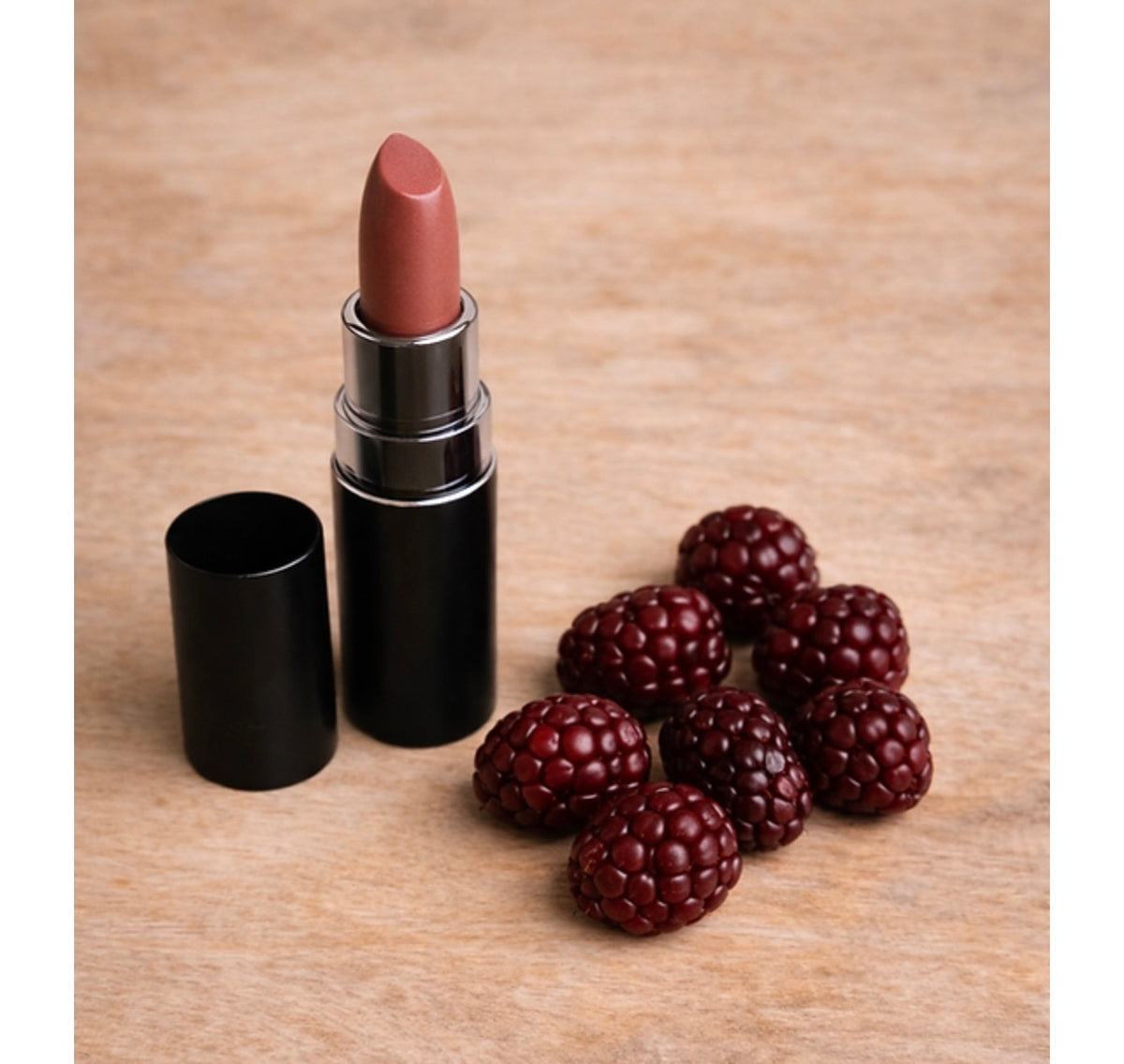 Organic Mango Butter Lipstick - Loganberry