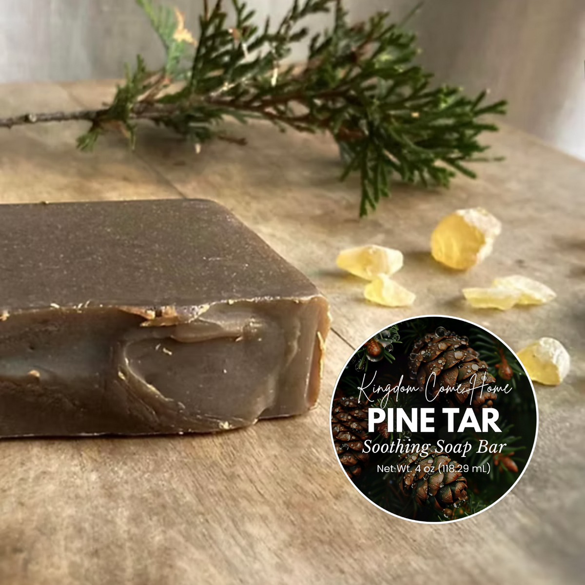 Pine Tar Soap Bar