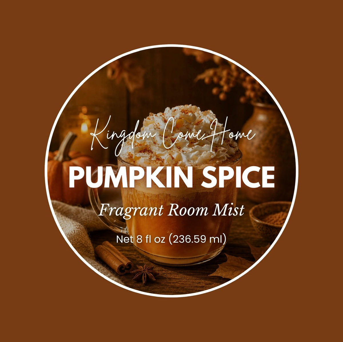 Pumpkin Spice Home Fragrance Mist
