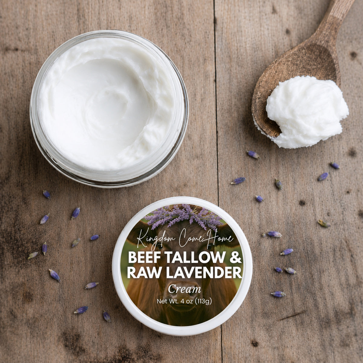 Beef Tallow + Lavender Cream