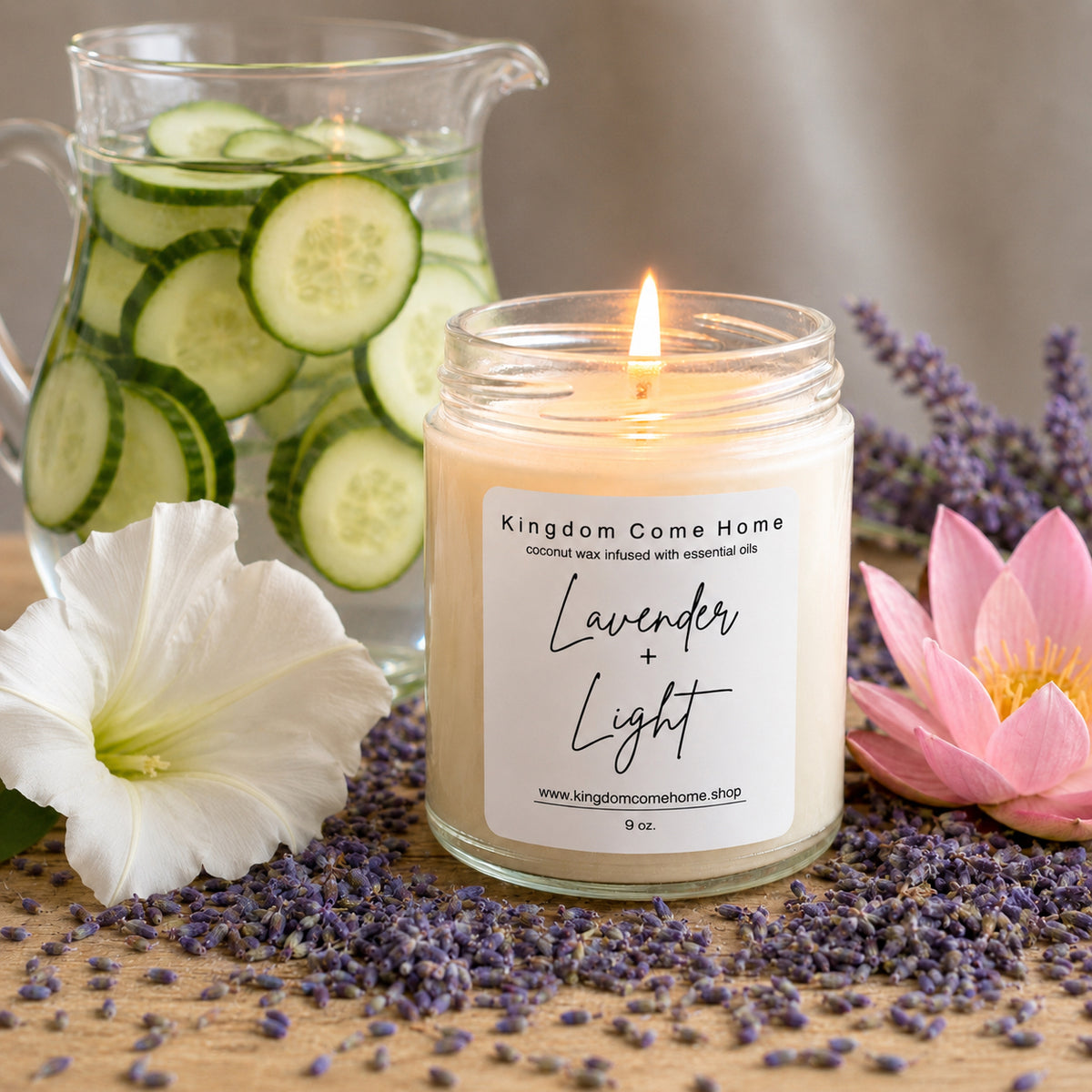 Lavender + Light - The Clean Candle