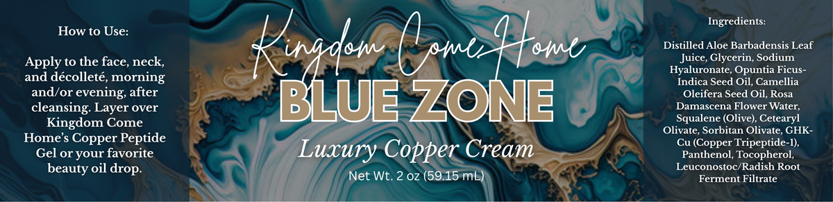 Blue Zone - Luxury Blue Copper Cream
