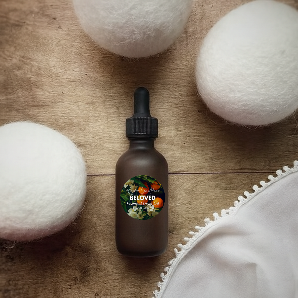 Beloved Dryer Oil & Sheep’s Wool Dryer Balls