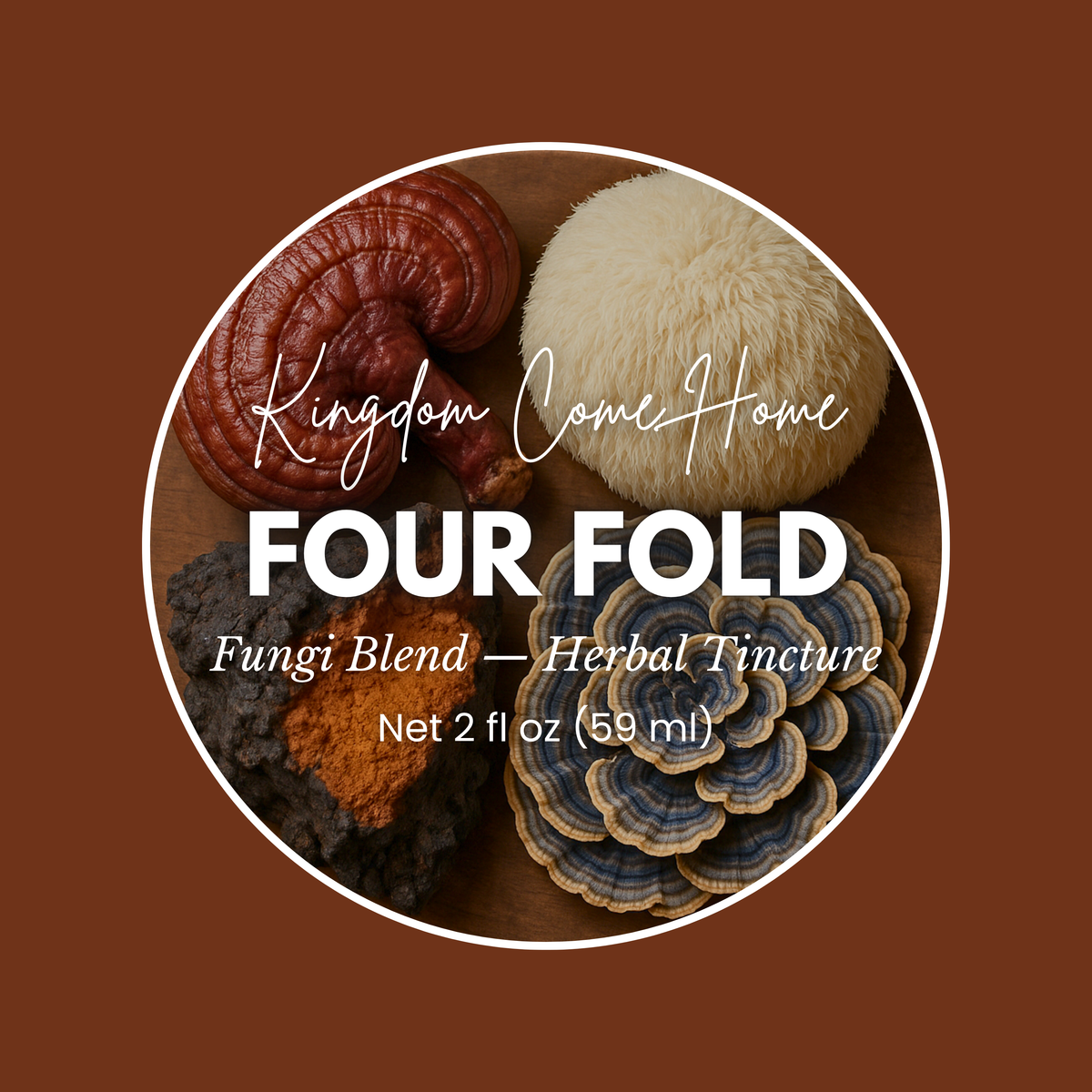 Four-Fold Fungi Tincture Blend
