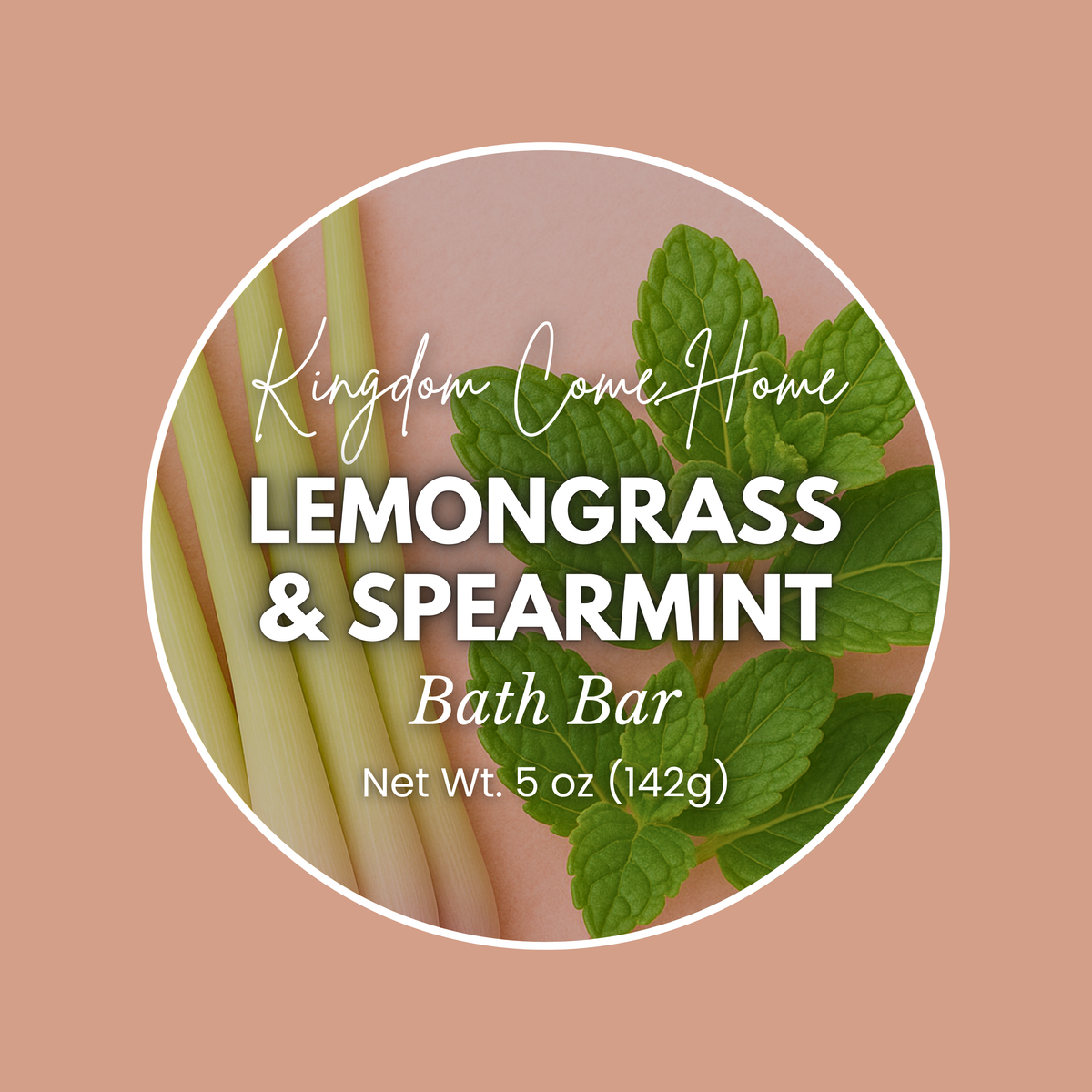 Lemongrass & Spearmint Bath Bar